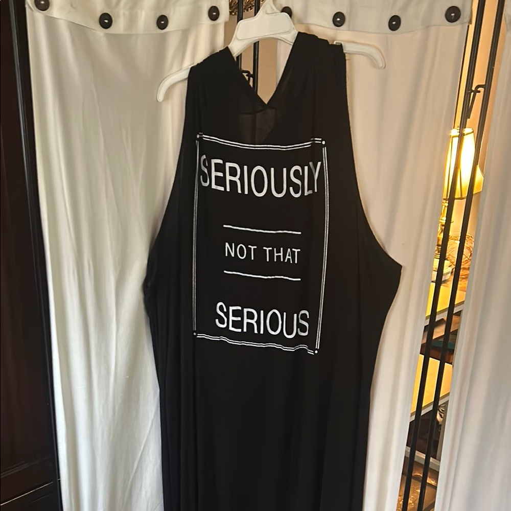 Krush Black Muscle Tee Sleeveless with Bold Text Design